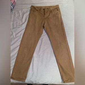 Tan old navy khakis, good condition